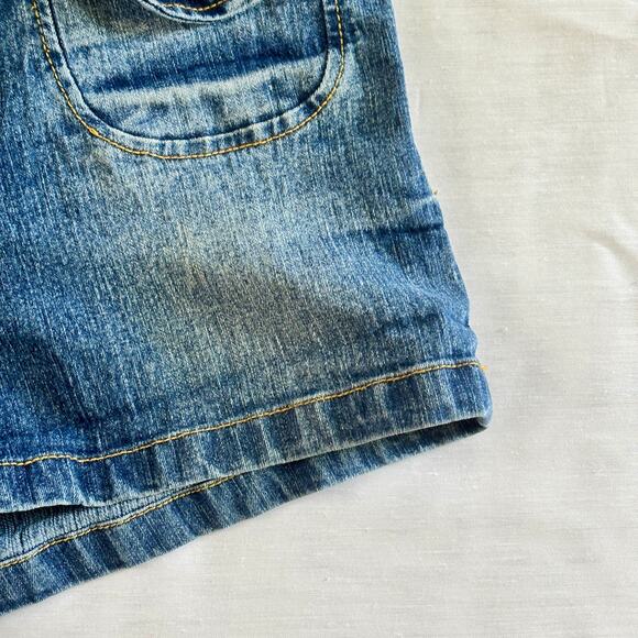 Vintage Y2K Deb Denim Jean Short Shorts Low Rise Size Size 11 Cotton Blend - Picture 5 of 14